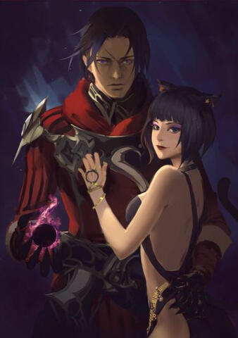 Melfice and Shadiyah by Jn3